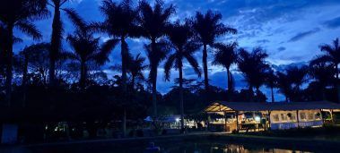 Restaurante Barbacoa en el Restaurante Finca Los Lagos en Togüí Boyacá