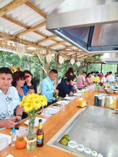 Restaurante Teppanyaki en el Restaurante Finca Los Lagos 02